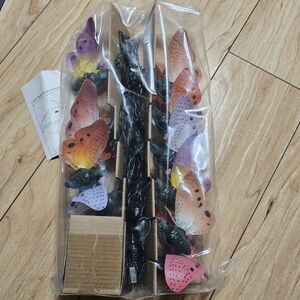 Avon Gift Collection Fiber Optic Butterfly Garland Lighted 12 Butterflies NEW 03